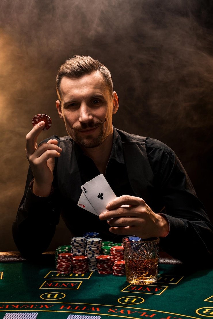 Live casino blackjack table with multiple camera angles